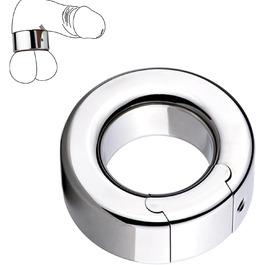 Сталевий кільцевий стимулятор для чоловіків SeLgurFos - важкий, знімний, для SM-ігор, преміум-якість