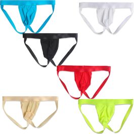 Чоловіча стрінг-труси Faringoto з гладкою смугою, шовковиста тканина, джокер-труси, розмір L, 6 кольорів