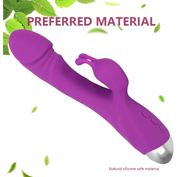 Вібратор для жінок: кліторальний та G-точковий, силіконовий кролик, 10 режимів вібрації, анальний дildo, реалістичний секс-іграшка, рожевий