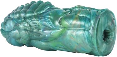 Іграшка для чоловіків Jixaxe Alien Monster - реалістична мастубаційна іграшка з вагінальним та анальним отвором, компактна, 3D, для соло