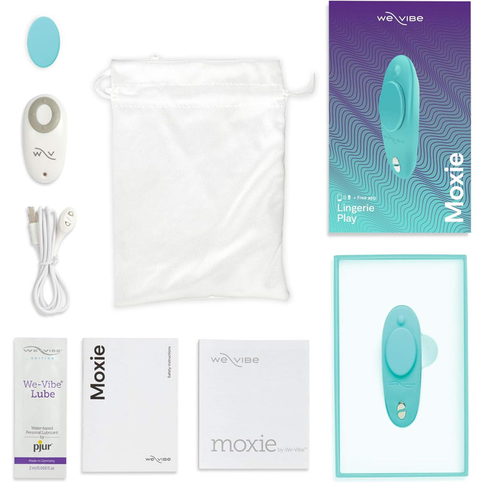 We-Vibe Moxie: Вібратор-кліторальний масажер, портативний, 10 режимів, водонепроникний