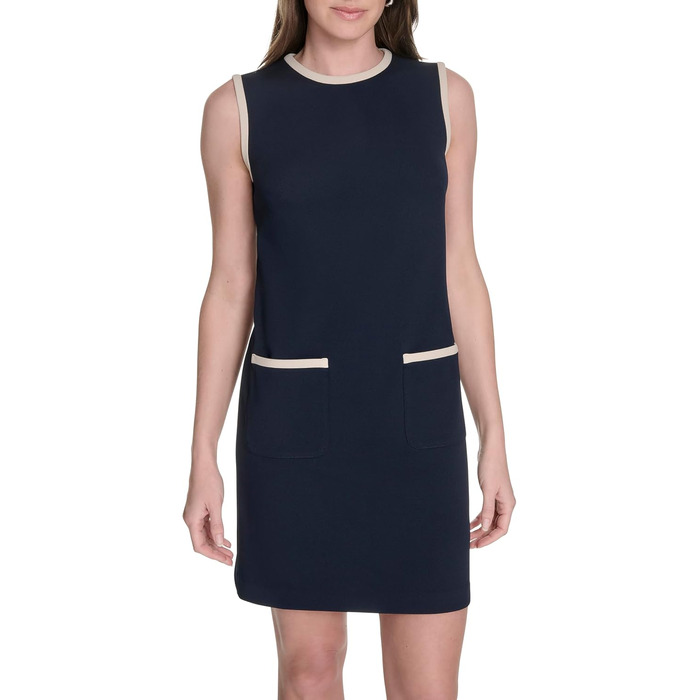 Сукня жіноча Tommy Hilfiger без рукавів, колірний блок, розмір 36 - Sky Captain/Khaki