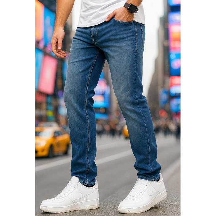 Чоловічі джинси Jack & Jones Infinity Mike ARIS Comfort Fit, сині (30W / 34L)