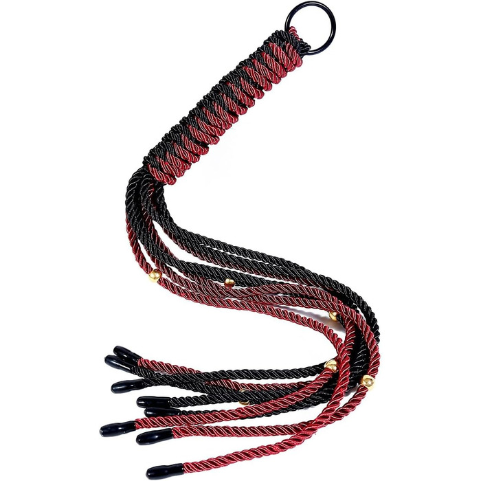 Набір для БДСМ: батіг з червоно-чорного плетіння, пензлики, для дорослих, секс-іграшки, бондж