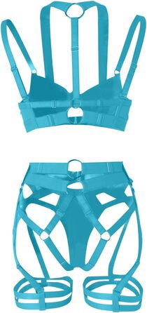 Сексуальна жіноча спідня білизна Dessous: комплект Baby Doll з мереживом, корсет, бюстгальтер, великі розміри