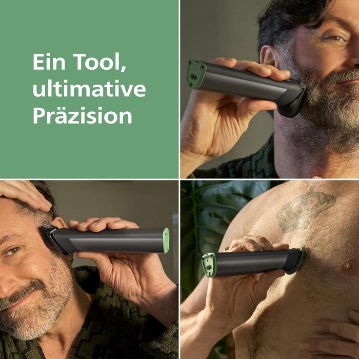 Тример Philips Multigroom 7000 MG7962/30 19-в-1 для обличчя, волосся та тіла, з самозатовчуваними лезами та 26 налаштуваннями довжини (0,5-20 мм)