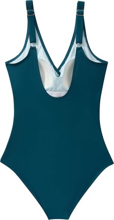 Сексуальний купальник RXRXCOCO V-подібний виріз, корегуючий животик, з відкритою спиною, з чашками, сапфірово-синій