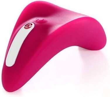 Вібратор Nomi Tang Better Than Chocolate 2 - водостійкий, безшумний, з силікону, з сенсорним слайдером, акумуляторний, червоно-фіолетовий