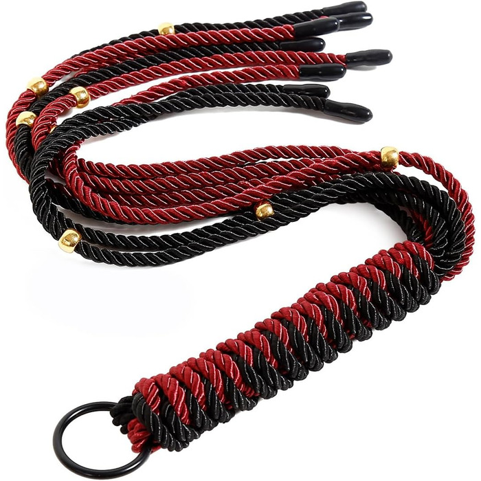 Набір для БДСМ: батіг з червоно-чорного плетіння, пензлики, для дорослих, секс-іграшки, бондж