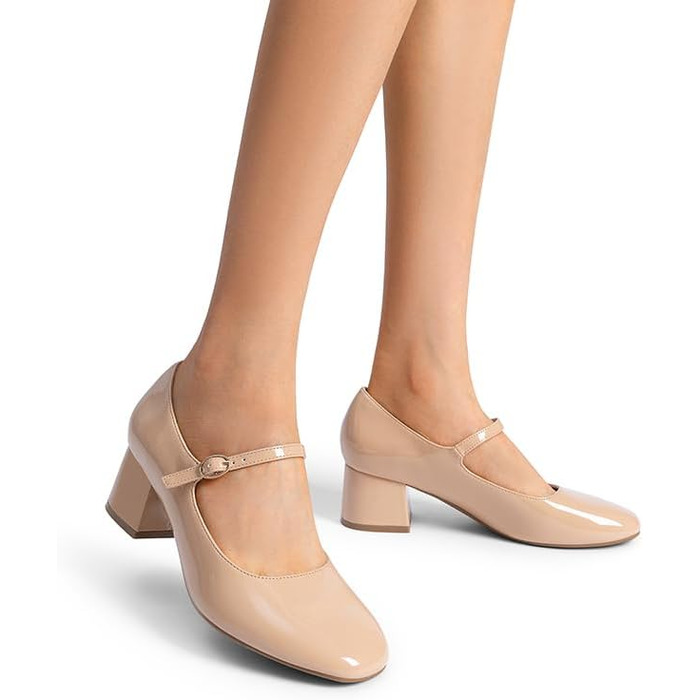 Жіночі туфлі-човники DREAM PAIRS із закритим носком, бежеві (розмір 38.5 EU)