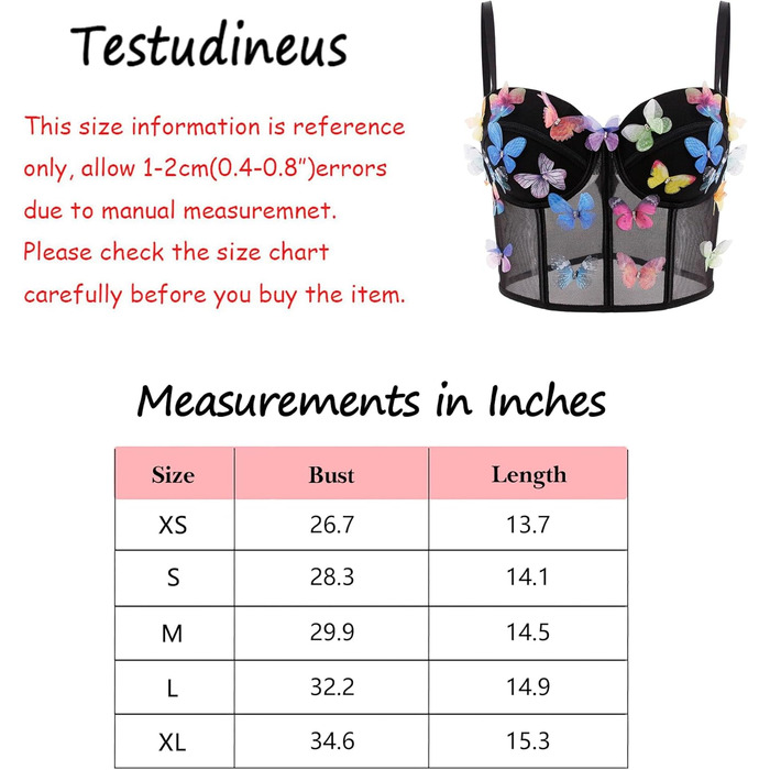 Жіночий топ з квітковою вишивкою Tetudineu - чорний, бралетта на тонких бретелях, баталлет