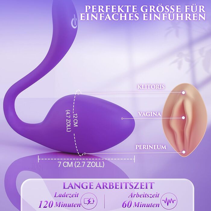 Набір вібраторів для жінок та пар: анальні пробки, стимулятори клітора, G-точка, фіолетовий, універсальний розмір