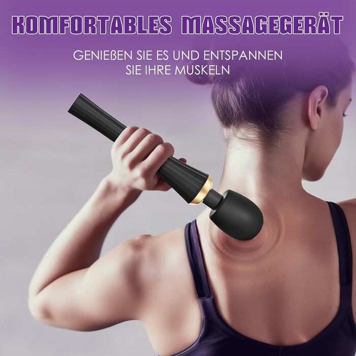 Вібратор з гнучким наконечником для жінок та пар: 5 частот, 3 інтенсивності, IPX6, чорний