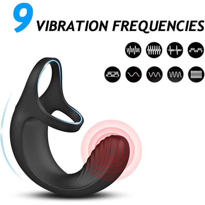 Вібруючий кільце для чоловіків, масажер простати, інтимні іграшки для дорослих
