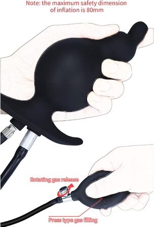 Анальний плагін TYDAY з силікону для BDSM-ігор: анальдуше, стимуляція простати, для чоловіків та жінок