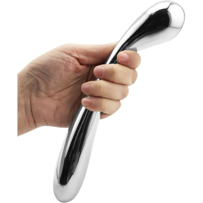 Металевий анальний дildo Yasexx з двома головками для стимуляції G-точки та простати (для чоловіків та жінок)