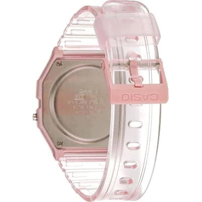 Жіночий кварцовий наручний годинник Casio Collection F-91WS-4EF рожевого кольору