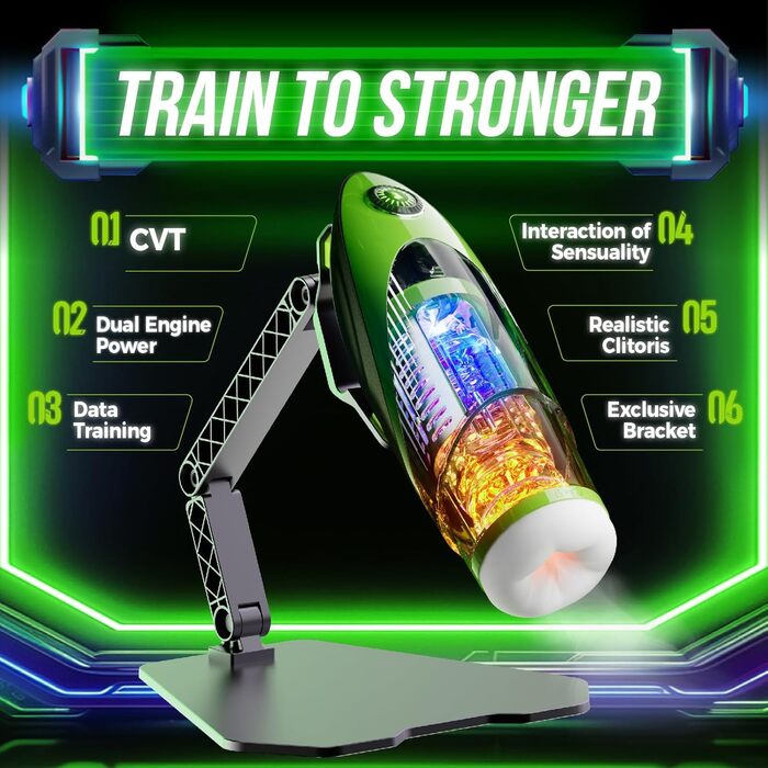 Електричний мастурбатор для чоловіків - бездротовий стакан з 10 режимами, телескопічною функцією та нагрівом 42°C