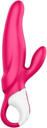 Вібратор Satisfyer Mr. Rabbit | Стимулятор G-точки та клітора | 12 режимів вібрації | Іграшка для дорослих для жінок | Водостійкий (IPX7) | З перезаряджанням