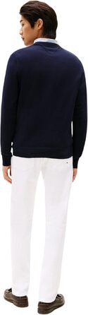 Чоловічий бавовняний джемпер Tommy Hilfiger Essential Cotton Crew Neck, синій (Desert Sky), розмір S