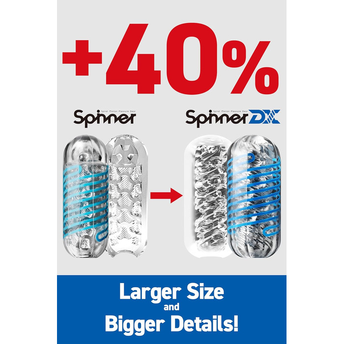 TENGA SPINNER DX 01 Drops - Масажер для чоловіків з реалістичною текстурою - TENGA