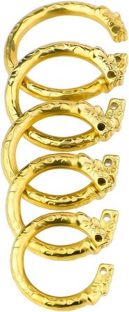 Сталевий кільце для пеніса з накіткою, комплект 5 шт. - Інтимна іграшка для чоловіків