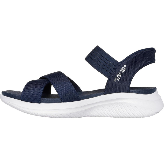 Жіночі сандалії Skechers Ultra Flex 3.0 Never Netter Hands Free Slip-ins, темно-сині (Navy), розмір 38 EU