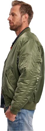 Чоловіча куртка-бомбер Brandit MA-1 Fliegerjacke, колір Olive 1, розмір XL