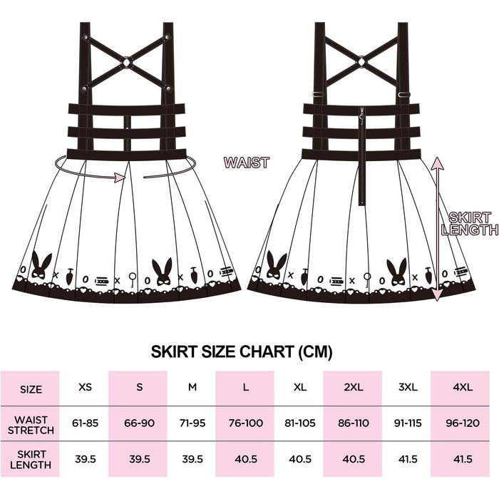 Комбінезон LittleForBig для дорослих, Bondage Bunny & Bear, 3XL, чорний