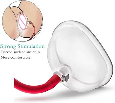 Вакуумна жіноча грудна насос-стимулятор для ніпелів та клітора, SM іграшка для дорослих