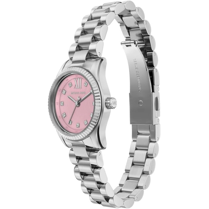 Жіночий наручний годинник Michael Kors Lexington, 26мм, кварцовий механізм, сталевий браслет (Розове золото)