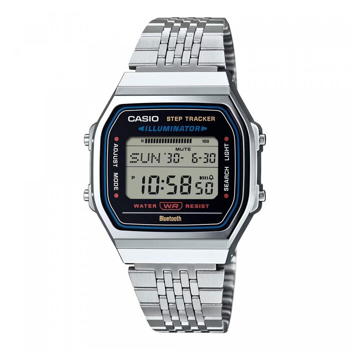 Наручний годинник Casio Vintage Iconic ABL-100WE-1AEF унісекс, сріблястий