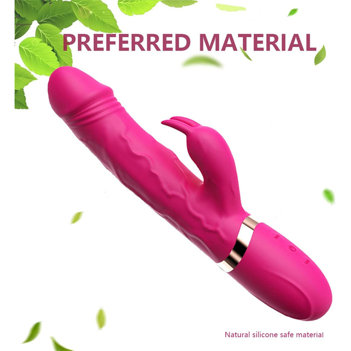 Вібратор G-Punkt Klassischer: 10 режимів, силікон, для жінок та пар (рожевий)