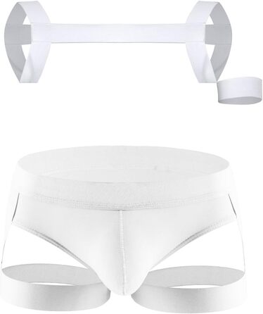 Боді для чоловіків RZYMJ Fitnetudio: спортивні труси-боксери, комбінезон, білизна, 3XL, A3-армійський зелений, A2-білий, M