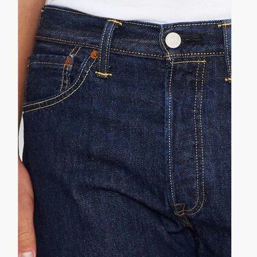 Чоловічі джинси Levi's 501 Original Straight Fit, прямий крій, колір One Wash, розмір 36W/32L