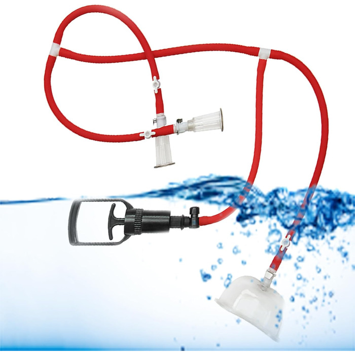 Вакуумний масажер для стимуляції грудей та клітора з помпою, для початківців та досвідчених користувачів