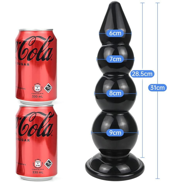 Анальні кулі з присосками Riesen, анальні кулі, анальний плагін, масажер простати, інтимні іграшки для жінок та чоловіків (4 кулі)