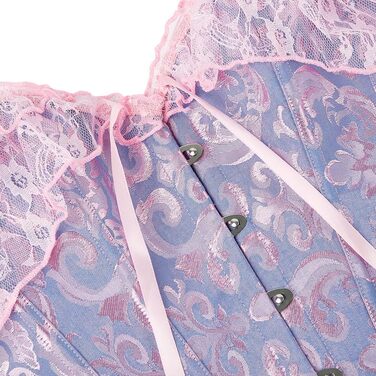 Топ-корсет жіночий з мереживом та шнуванням, бюстгальтер-боді, ліф для формування силуету, кольоровий ліла