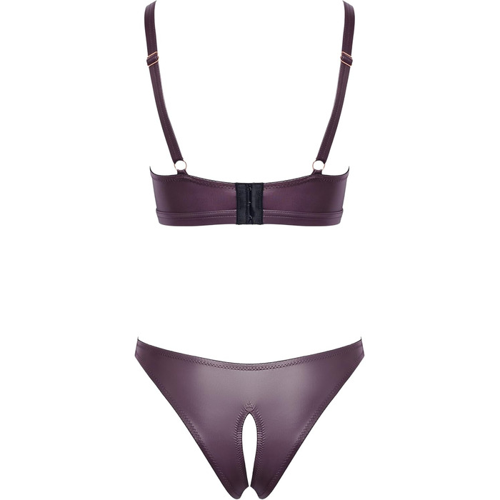 Жіноча білизна Cottelli: комплект бюстгальтер та труси, фіолетовий, розмір L