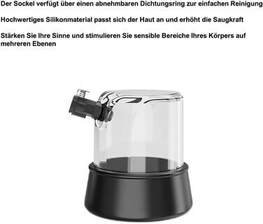 Набір для розтягування кавернозного тіла (Eichel Stretcher) з вакуумним насосом та манометром для чоловіків. Професійний набір для покращення ерекції та інтимного задоволення. 3 манжетки.