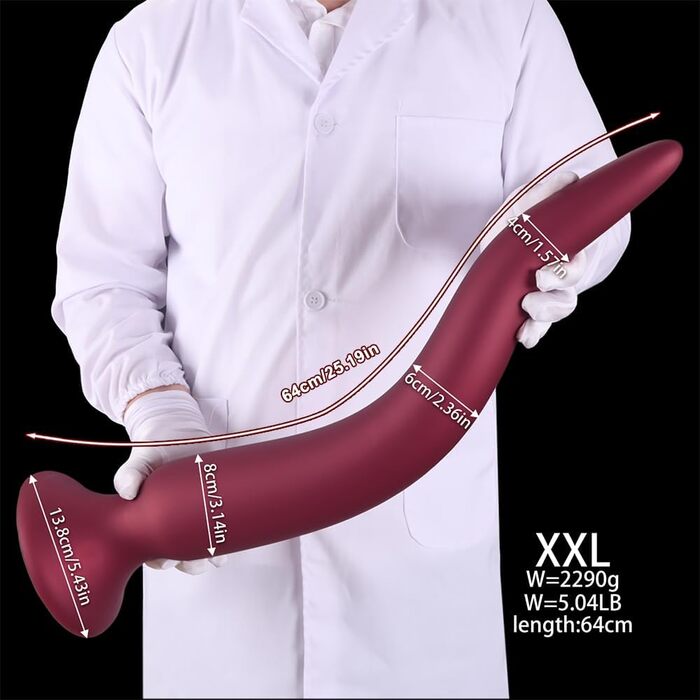 Анальний дилататор Leyuye 64 см - XXL анальний плагін, дилда, розширювач ануса, іграшка для дорослих