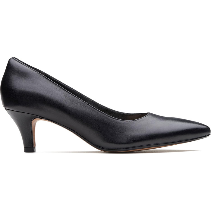 Жіночі туфлі-човники Clarks Linvale Jerica, шкіряні, чорні, розмір 38 EU