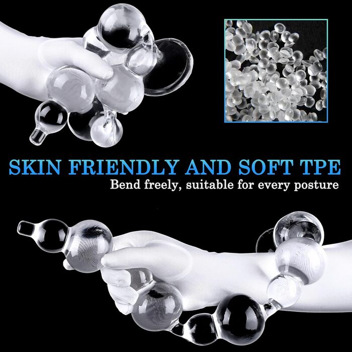 Анальні іграшки для дорослих: набір анальних кульок та дildo Ultralang (XL)