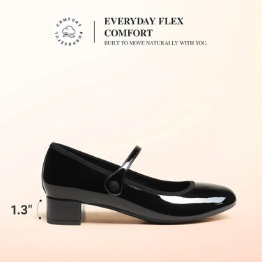Жіночі туфлі Mary Jane DREAM PAIRS, чорні, розмір 39 EU