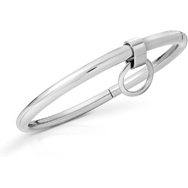 Металевий намисто-чокер з кільцем та знімними кулонами (HB01), внутрішній діаметр 130 мм