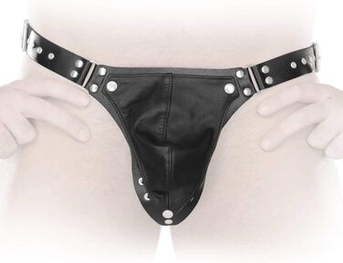 Чоловічий шкіряний слінговий жилет Ledapol 5569, розмір XL - для слінгу, комфортний та надійний