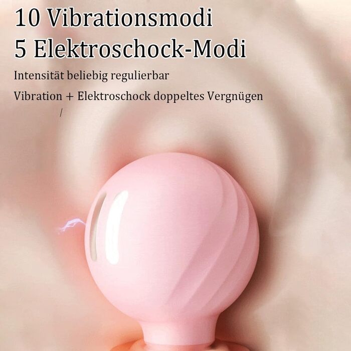 Масажер для тіла Jpscor Elektro Shock Massagestab: вібратор для дорослих з 10 режимів вібрації та 5 режимами електрошоку, для пар, SM-іграшки для ніпелів, клітора, G-точки, ануса та пеніса