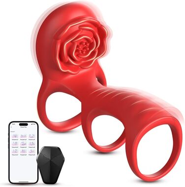 Вібратор для чоловіків, кільце для статевого члена з пультом керування, 9 режимів, силікон