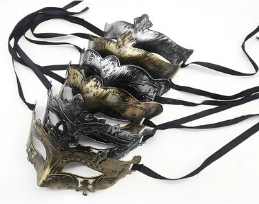 Маска для чоловіків у венеціанському стилі Vintage, ідеальна для вечірок, Хелловіну, балів та карнавалів