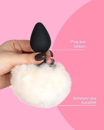 Анальний вібратор Be My Bunny з пультом, 10 режимів, USB-зарядка для чоловіків та жінок